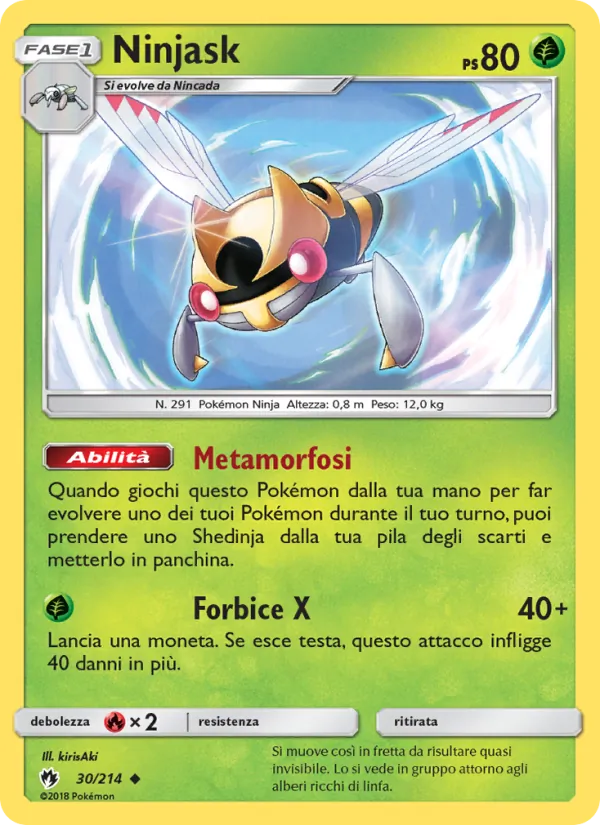 Ninjask (Lost Thunder #30/214)