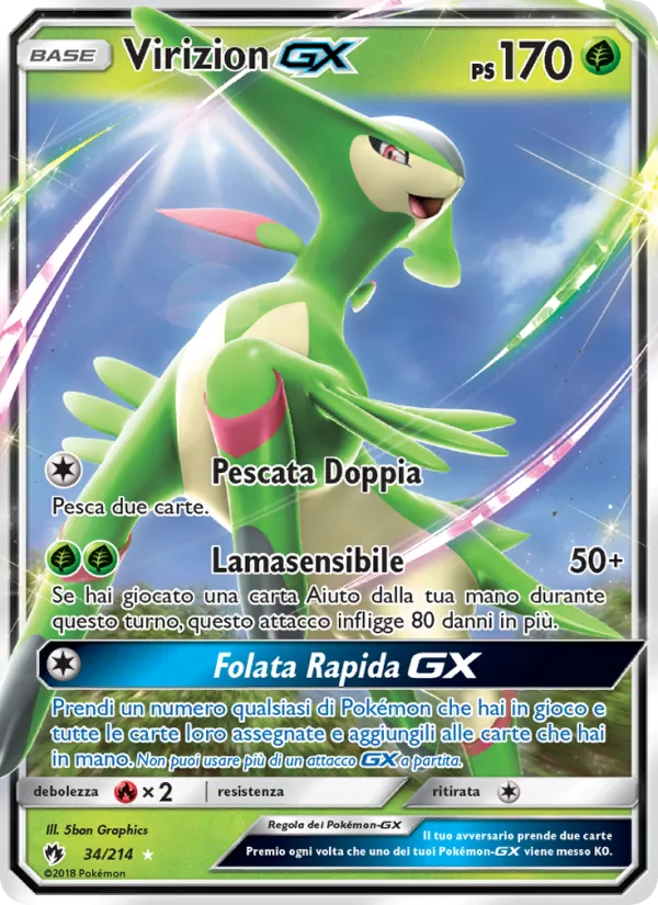 Virizion GX (Tuoni Perduti #34/214)
