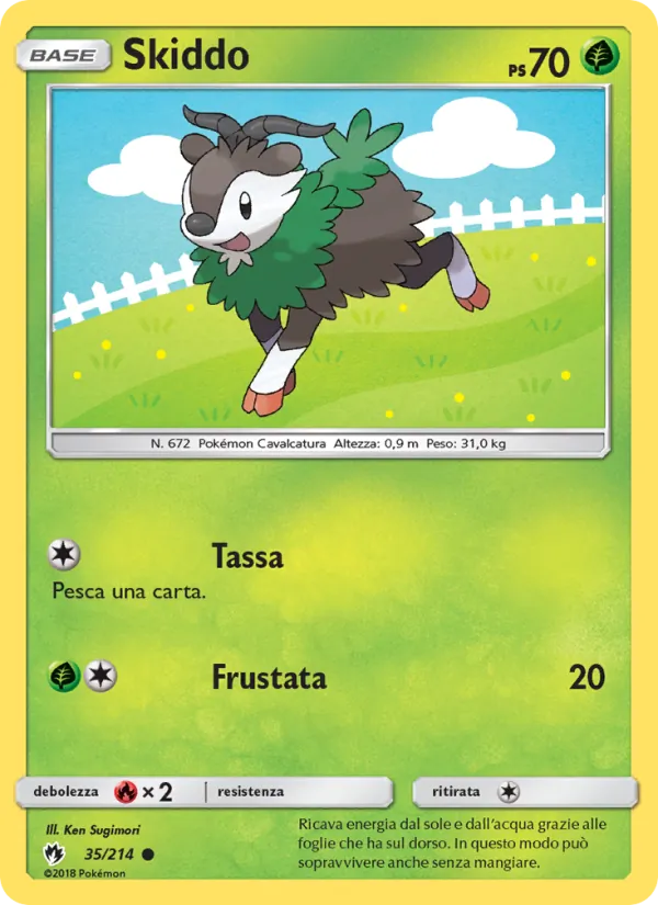 Skiddo (Lost Thunder #35/214)