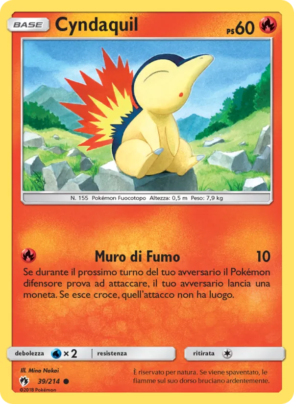 Cyndaquil (Tuoni Perduti #39/214)