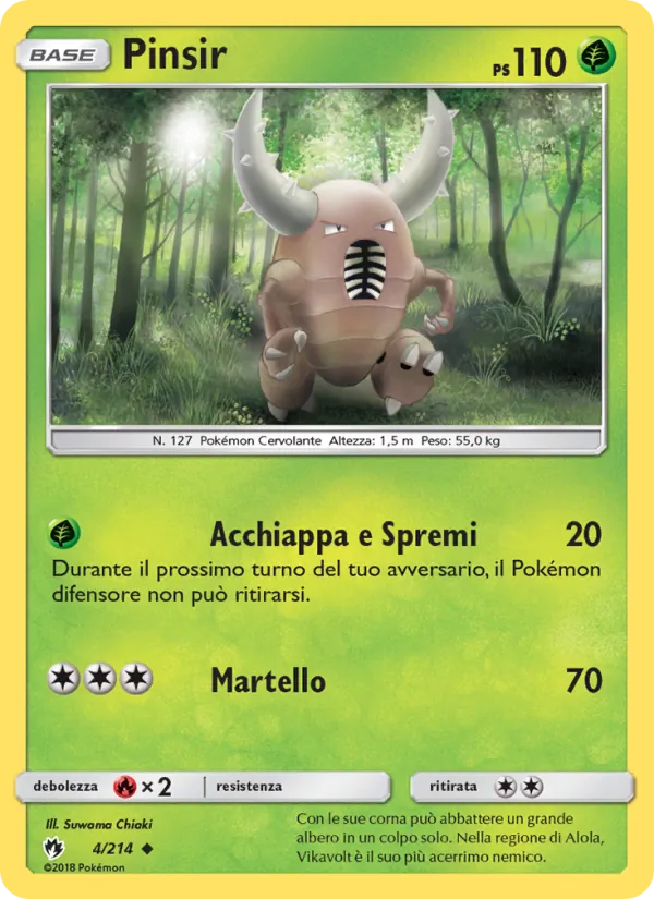 Pinsir (Tuoni Perduti #4/214)