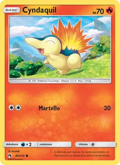 Cyndaquil (Tuoni Perduti #40/214)