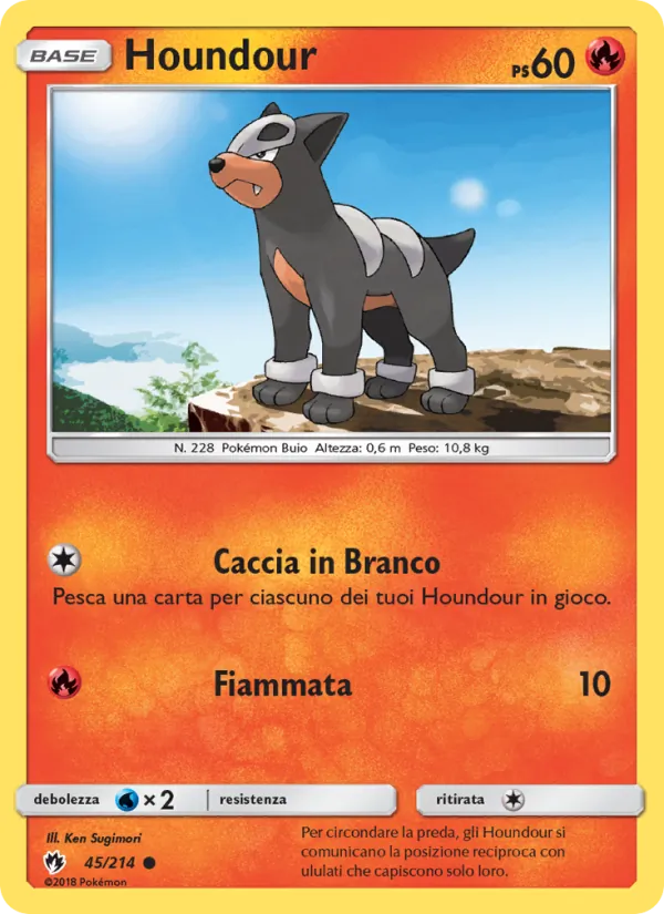 Houndour (Lost Thunder #45/214)