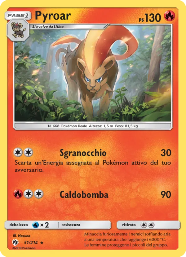 Pyroar (Lost Thunder #51/214)