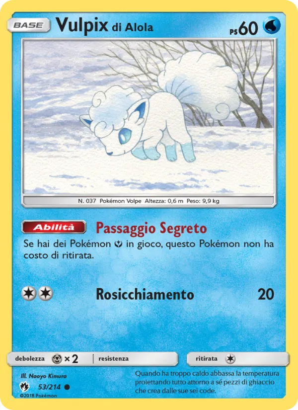 Vulpix di Alola (Lost Thunder #53/214)