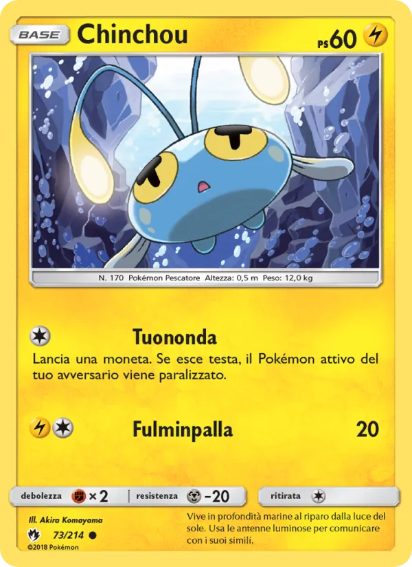 Chinchou (Tuoni Perduti #73/214)