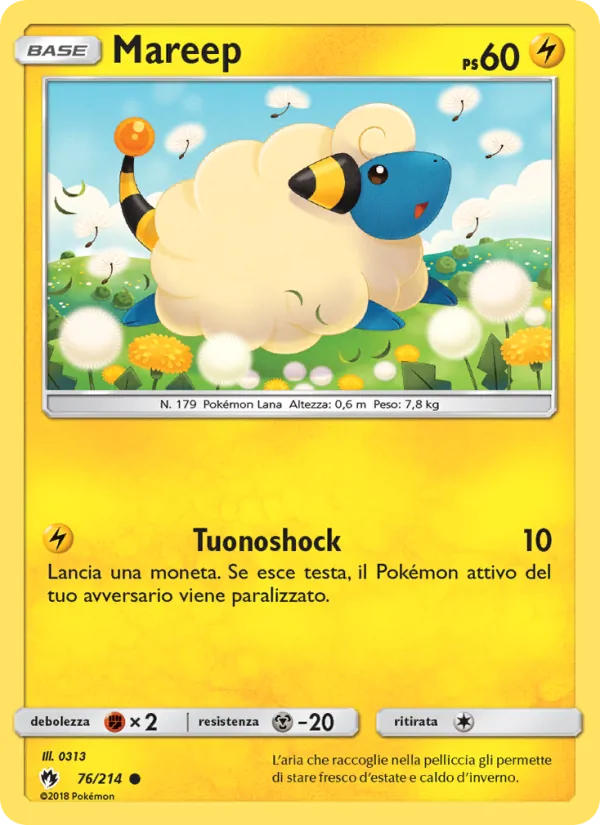 Mareep (Lost Thunder #76/214)