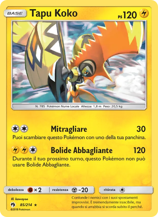 Tapu Koko (Lost Thunder #85/214)