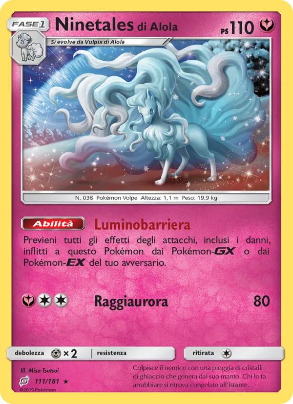 Ninetales di Alola (Team Up #111/181)