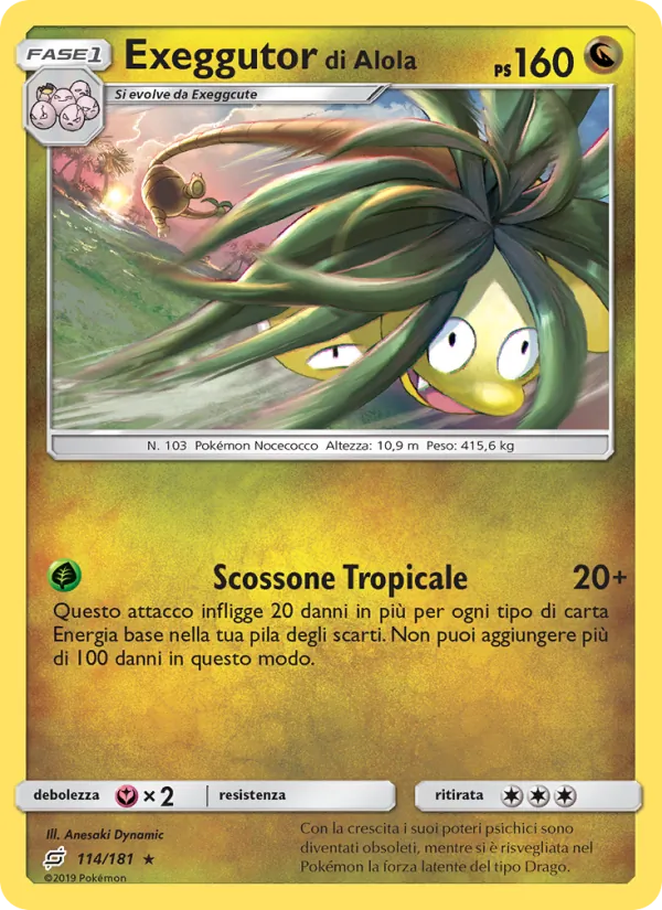 Exeggutor di Alola (Gioco di Squadra #114/181)