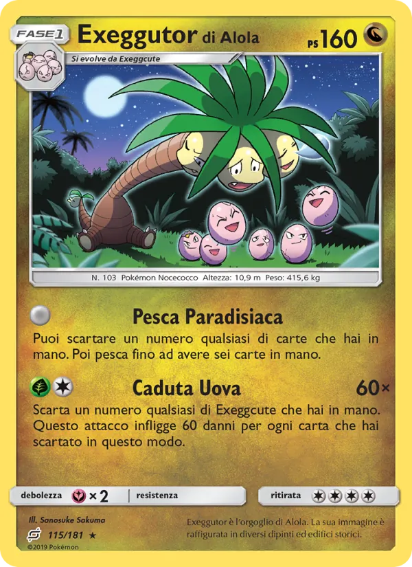 Exeggutor di Alola (Team Up #115/181)