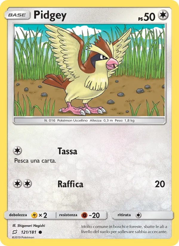 Pidgey (Gioco di Squadra #121/181)