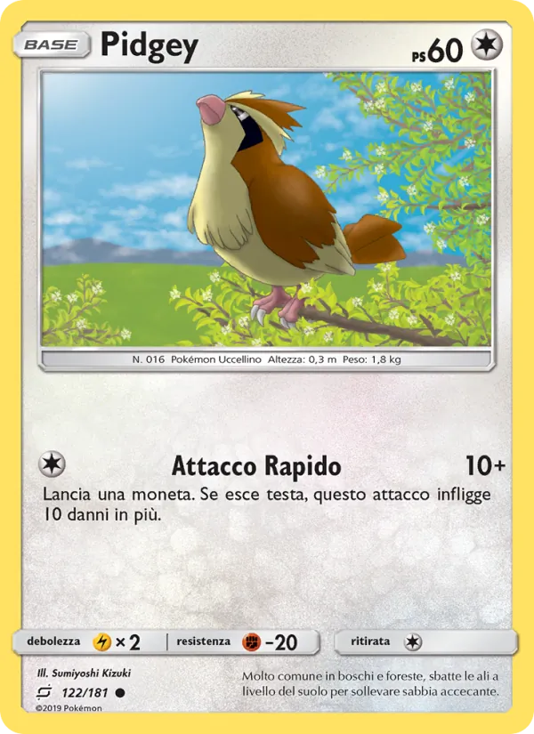 Pidgey (Team Up #122/181)