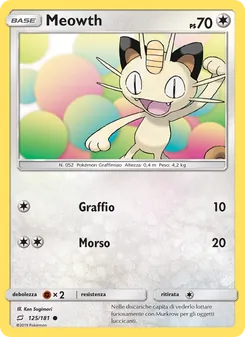 Meowth (Gioco di Squadra #125/181)