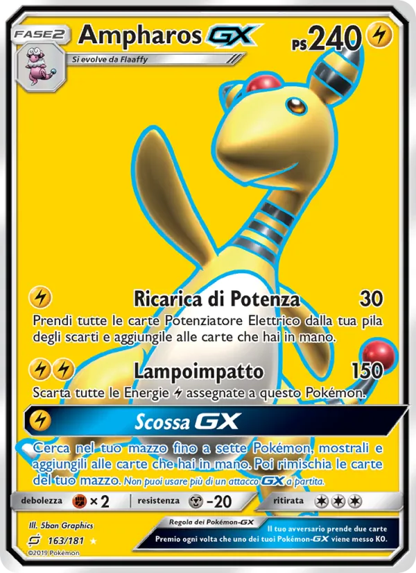 Ampharos GX (Gioco di Squadra #163/181)