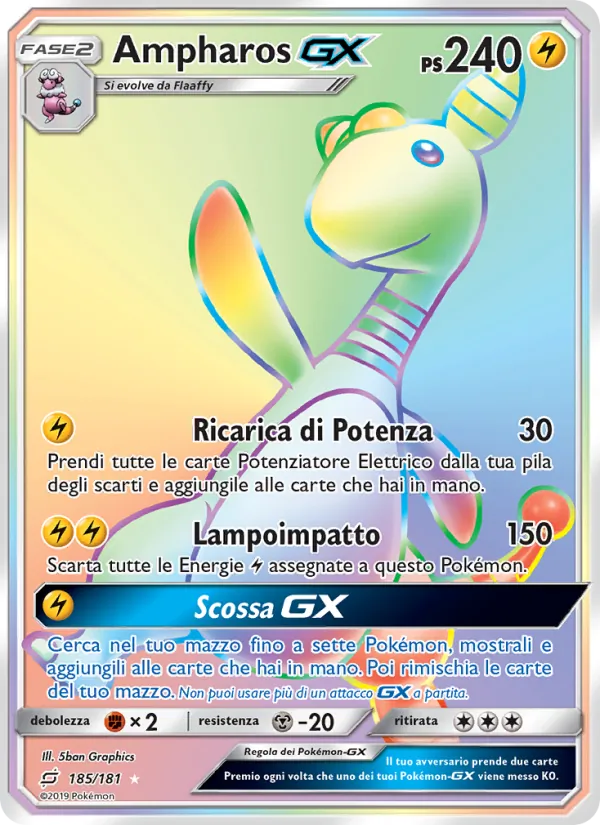 Ampharos GX (Gioco di Squadra #185/181)