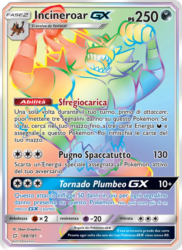 Incineroar GX (Gioco di Squadra #188/181)