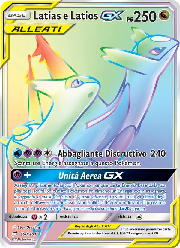 Latias e Latios GX (Gioco di Squadra #190/181)