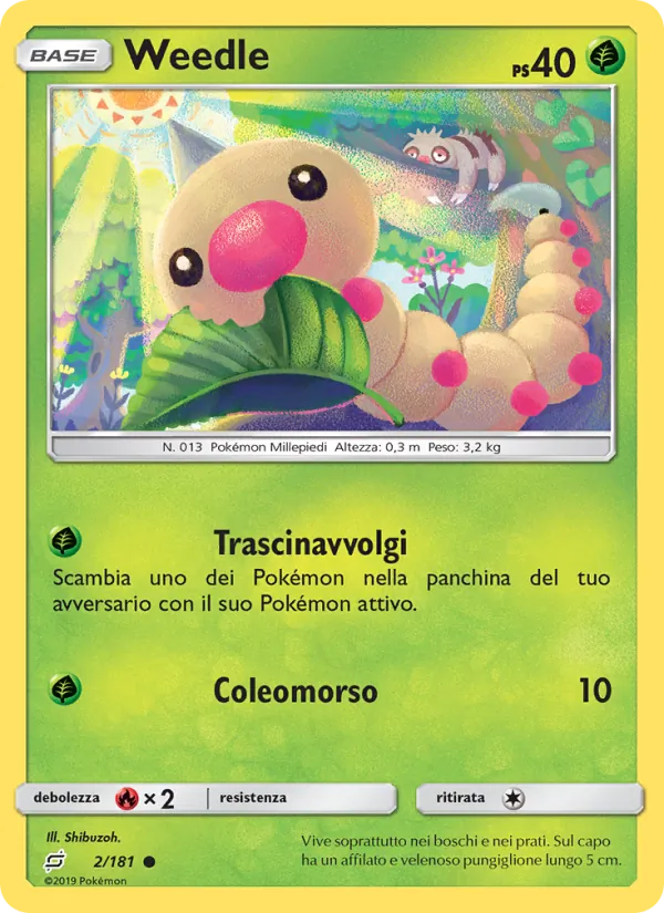 Weedle (Gioco di Squadra #2/181)