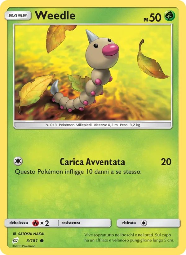 Weedle (Gioco di Squadra #3/181)
