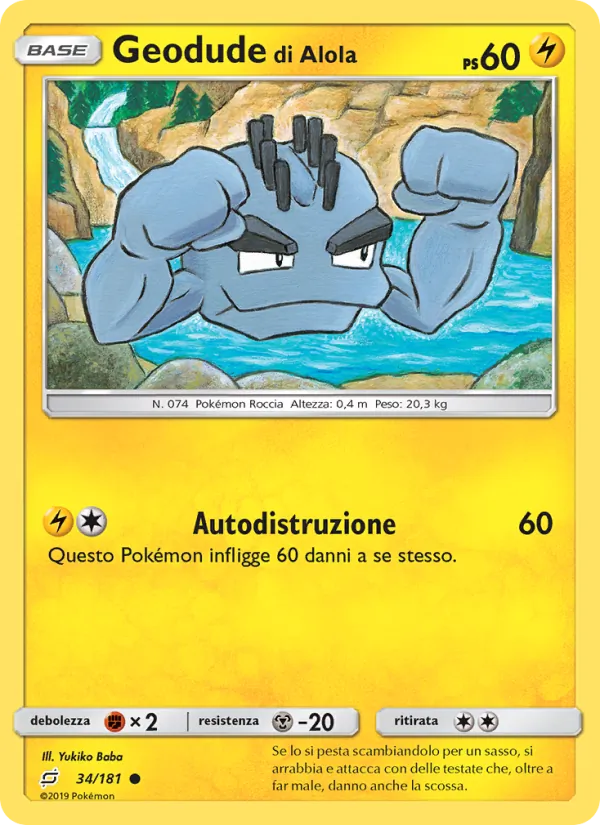 Geodude di Alola (Team Up #34/181)