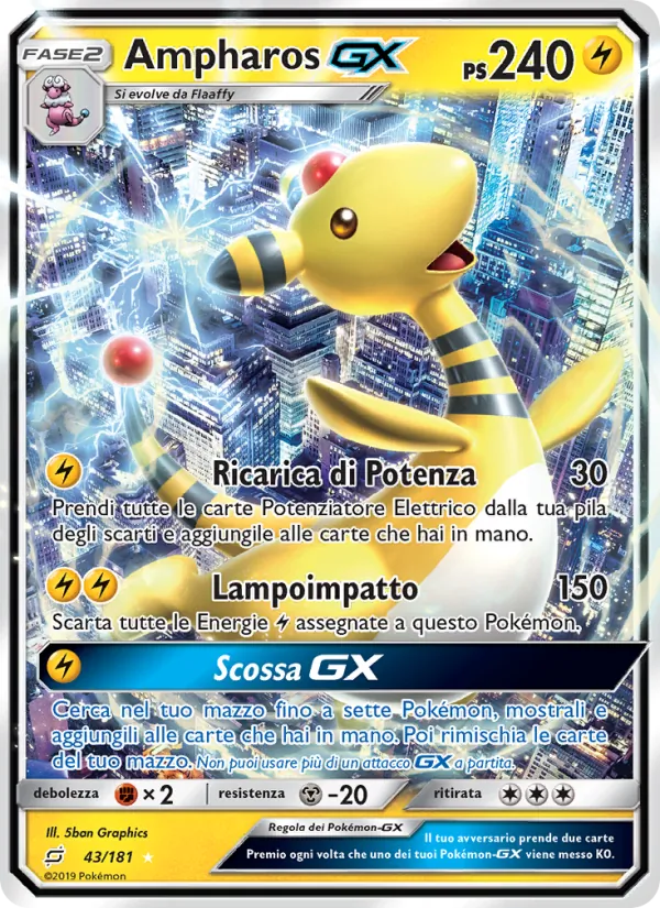 Ampharos GX (Gioco di Squadra #43/181)