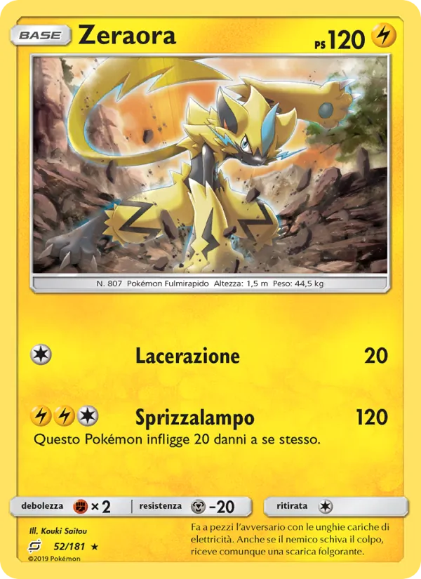 Zeraora (Gioco di Squadra #52/181)