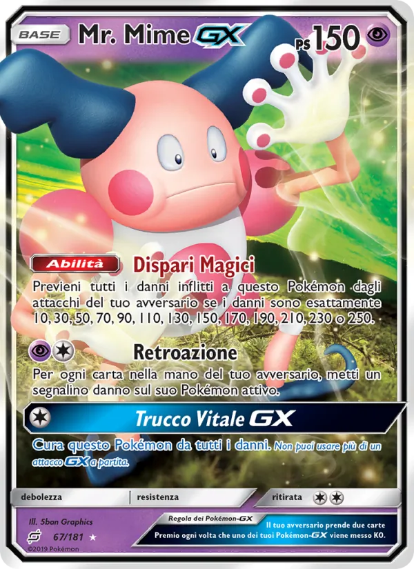 Mr. Mime GX (Gioco di Squadra #67/181)