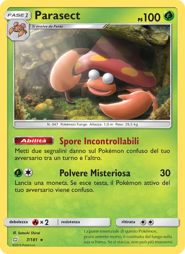 Parasect (Gioco di Squadra #7/181)