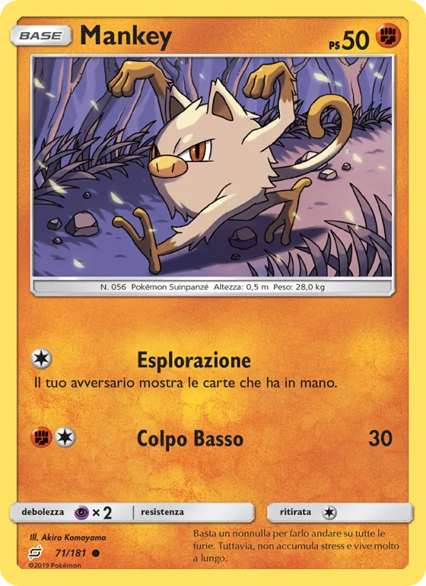 Mankey (Gioco di Squadra #71/181)