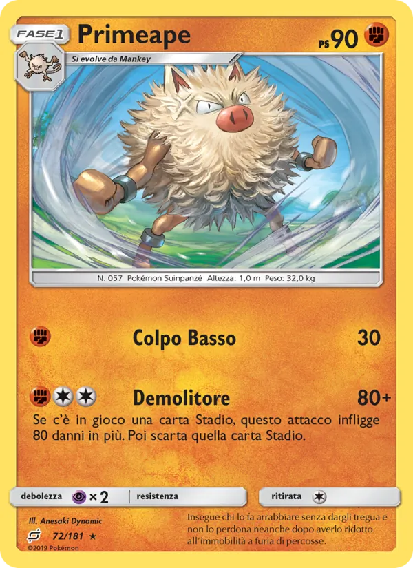 Primeape (Gioco di Squadra #72/181)