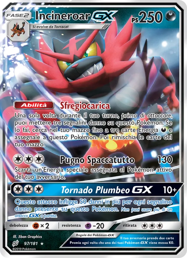 Incineroar GX (Gioco di Squadra #97/181)