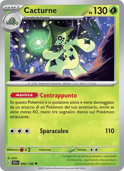 Cacturne (Scarlatto e Violetto #006/198)
