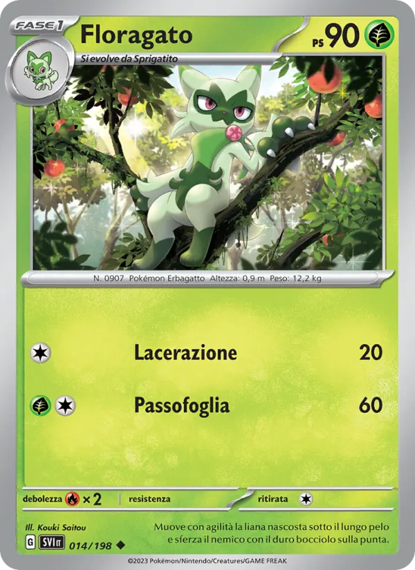 Floragato (Scarlet & Violet #014/198)