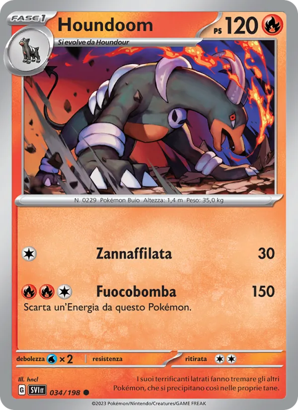 Houndoom (Scarlatto e Violetto #034/198)