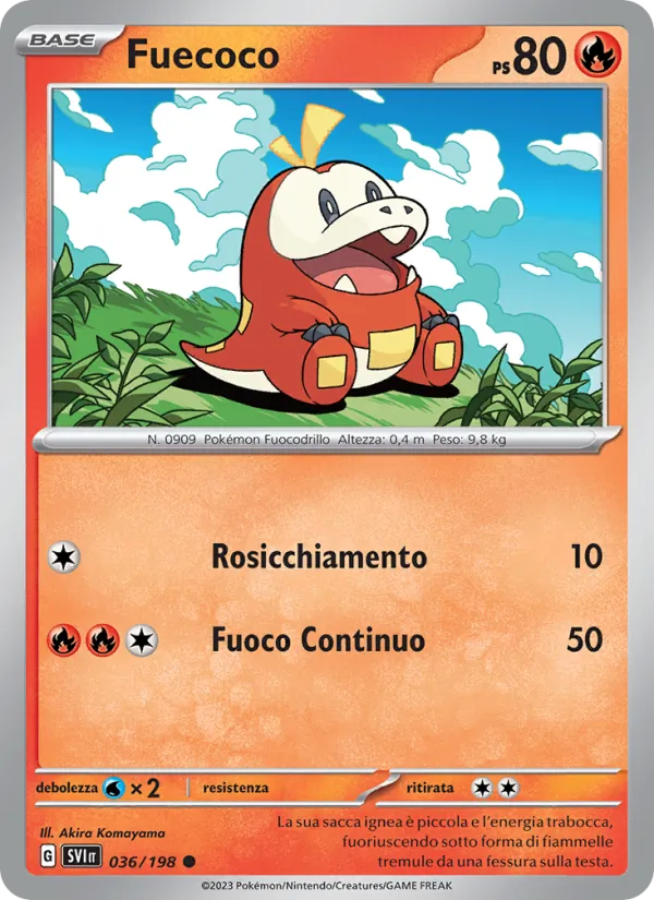 Fuecoco (Scarlet & Violet #036/198)