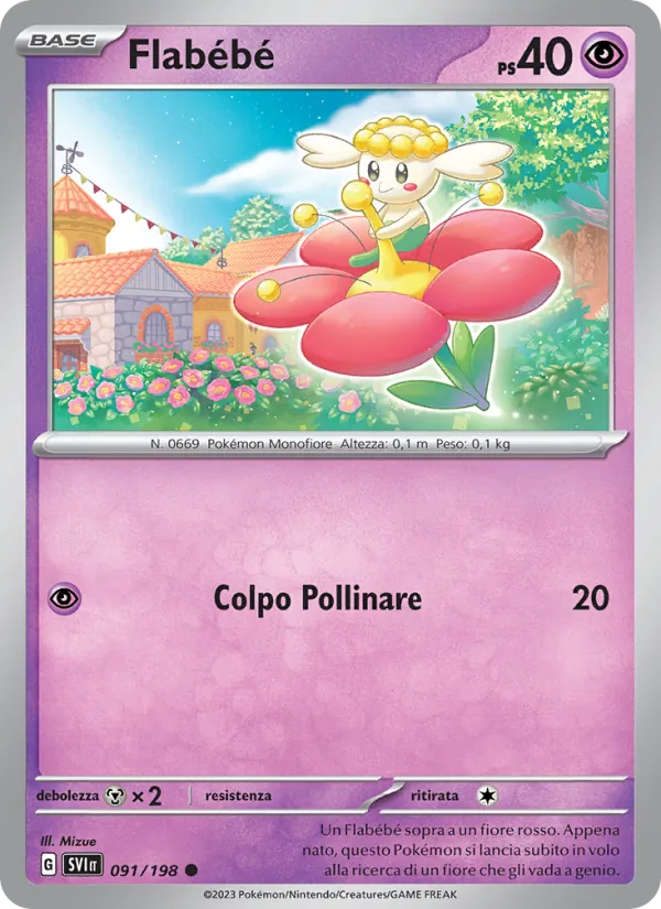 Flabébé (Scarlatto e Violetto #091/198)