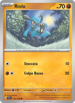 Riolu (Scarlatto e Violetto #112/198)