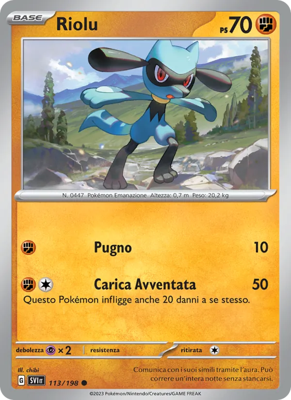 Riolu (Scarlatto e Violetto #113/198)