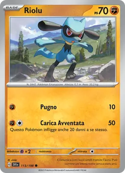 Riolu (Scarlatto e Violetto #113/198)