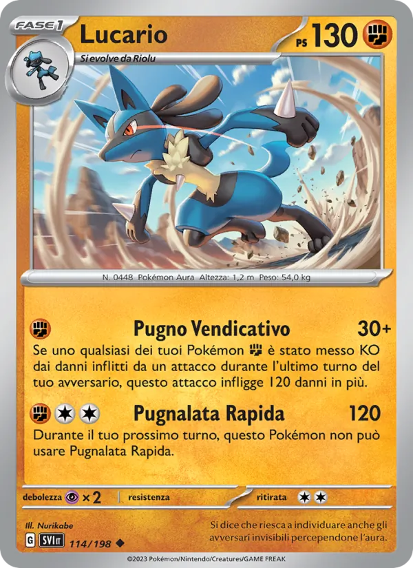 Lucario (Scarlatto e Violetto #114/198)