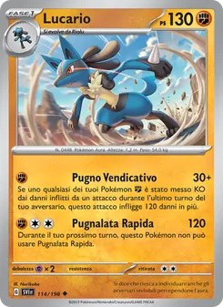 Lucario (Scarlatto e Violetto #114/198)