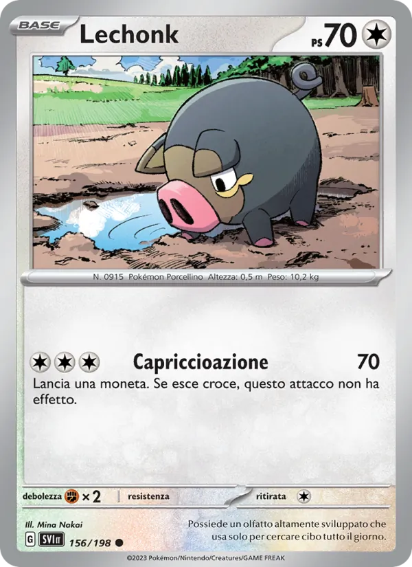 Lechonk (Scarlatto e Violetto #156/198)