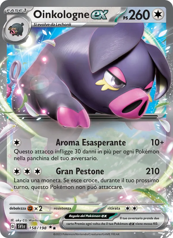 Oinkologne-ex (Scarlet & Violet #158/198)