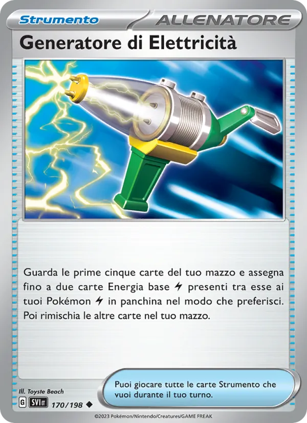 Generatore di Elettricità (Scarlatto e Violetto #170/198)