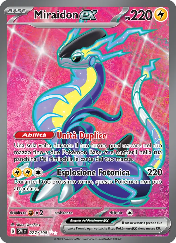 Miraidon-ex (Scarlet & Violet #227/198)