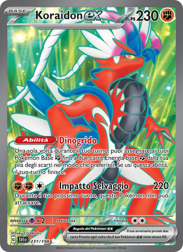 Koraidon-ex (Scarlet & Violet #231/198)