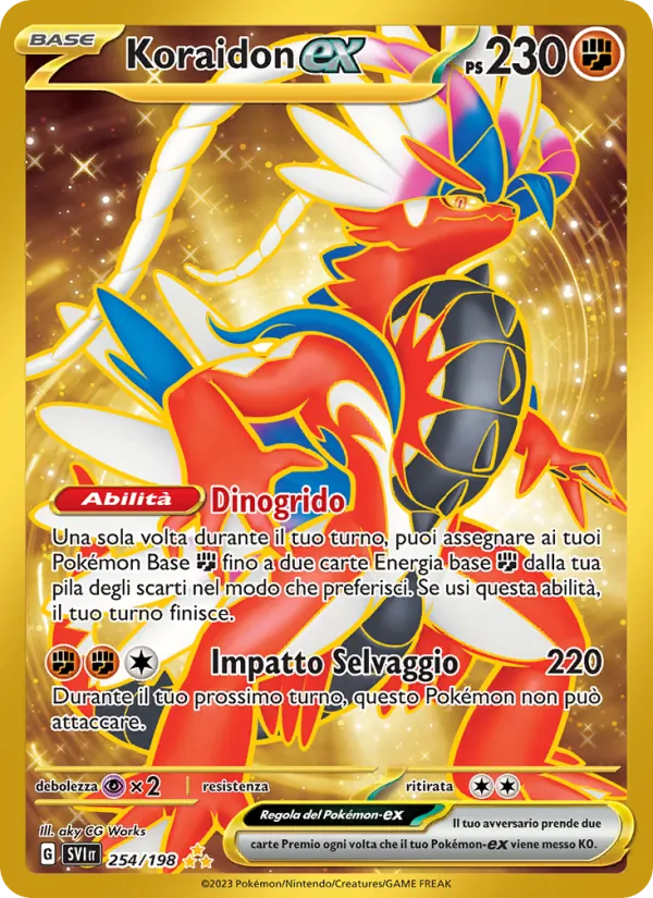 Koraidon-ex (Scarlet & Violet #254/198)