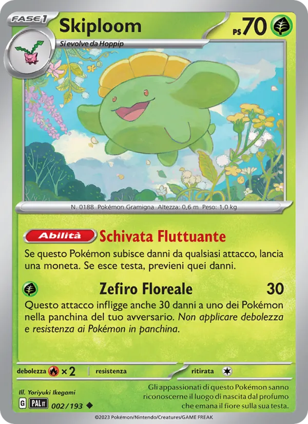 Skiploom (Evoluzioni a Paldea #002/193)