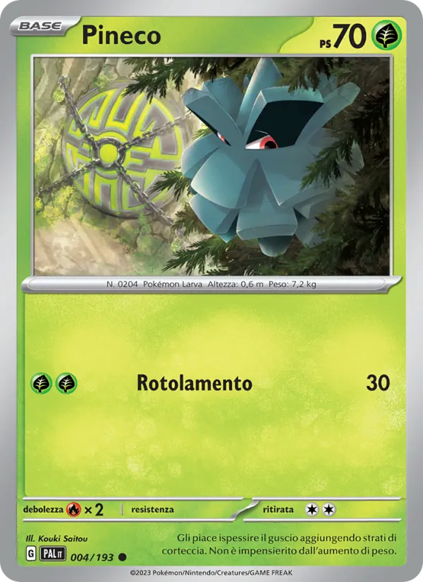 Pineco (Evoluzioni a Paldea #004/193)